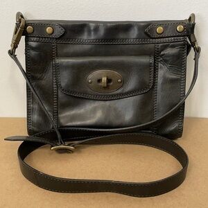 Fossil Vintage Revival Black Crossbody Handbag